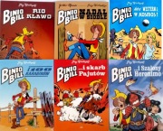 6x BINIO BILL Rio Klawo 100karabinów Skarb Pajutów Kręci western i w kosmos