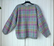 Vintage Love Kolorowy damski sweter oversize XL XXL