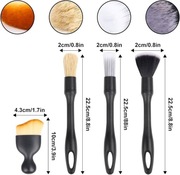 Zestaw pędzli detailingowych do czyszczenia auta – 5 sztuk