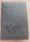 Etui na paszport czarne