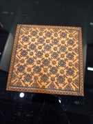 Piękna Drewniana szkatułka stara