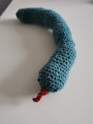 Wąż robiony na szydełku