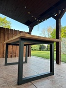 Stół typu LOFT blat Jesion wym. 160x90x4cm