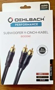 Pozłacany kabel do subwoofera marki OEHLBACH