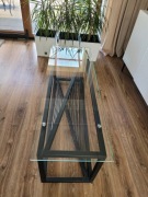 Stolik okolicznościowy metal/szkło Wyprodukowano Polska