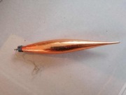 Bombka choinkowa szklana 15 cm prl