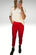 Czerwone spodnie kanty Minouu
