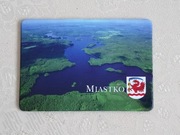 Miastko rozlewiska oraz herb miasta - magnes na lodówkę