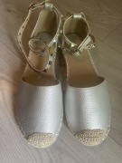 Espadryle srebrne Lucky Shoes rozmiar 40