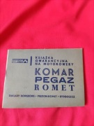Instrukcja obsługi motoroweru Komar Pegaz 1975