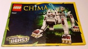 Instrukcja LEGO Chima 70127 Legend Beast Wolf – oryginał, papierowa (2014)