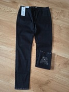 Spodnie damskie czarne z motylkiem 