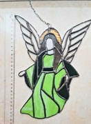 Anioł ze szkła,witraż