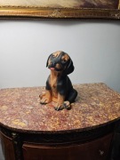 Duża figurka szczeniak, rottweiler, realistyczna, dom, ogród