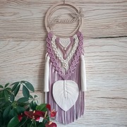 Makrama na kole z imieniem łapacz snów imienna