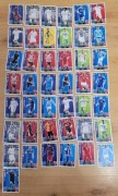 43 różne karty Topps Match Attax