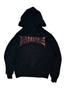 Bluza z kapturem mettalica retro vintage adidas boxy slipknot acdc 90s