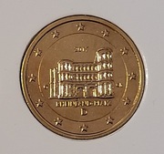 2 euro NIEMCY 2017 POZŁACANA