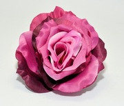 Ekskluzywna Główka Róży–Fuksja z Fioletem– Premium DIY