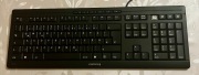 CHERRY STREAM KLAWIATURA PRZEWODOWA DO BIURA PŁASKA CICHA QWERTZ DE