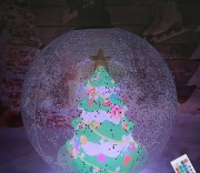 Duża świecąca bombka 