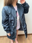 Lindex Kurtka ocieplana wiatrówka parka na wiosnę dziewczęca 122-128