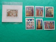 Rumunia 2858-61+bl76 Freski cerkiewne **