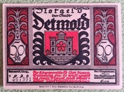 Detmold 50 fenigów 1920 UNC – Bitwa w Lesie Teutoburskim | Notgeld