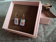 W.KRUK kolczyki zlote z kryształem swarovski NOWE