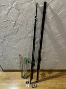 Wędki kołowrotek plecionka feeder zestaw