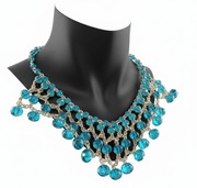 Naszyjnik Grace, szklane korale. Fashion Jewerly