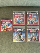 4 gry PS3 PlayStation 3 LEGO star wars, przygoda, Harry Potter