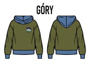 Bluza z kapturem GÓRY