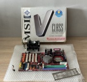 MSI 865Pe Neo2 - V + 2,4 Celeron (Chłodzenie) !! Bardzo dobry stan !!