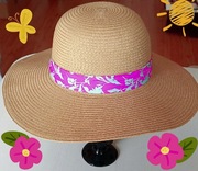 Nowy letni beżowy kapelusz damski rozm 57