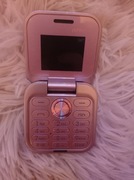 Miniphone i16 Pro-Dual SIM 2G 32MB+32MB Flip Foldable mini telefon różowy 