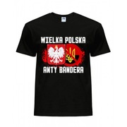 T-shirt Koszulka Wielka Polska Anty Bandera r. M