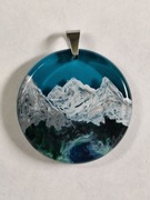 Ręcznie malowany wisior zawieszka 