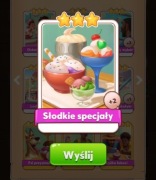 Słodkie Specjały KARTA COIN MASTER NATYCHMIASTOWA WYSYŁKA 