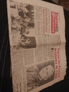 PAPIEŻ JAN PAWEŁ II 1979 1 PIELGRZYMKA DO POLSKI GAZETA 