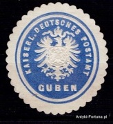 Zalepki - Guben - Gubin  Nr 182 Poczta 