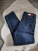 Spodnie mom high rise tapered tommy jeans tommy hilfiger Rozmiar W29 / 32L