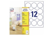 Etykiety OKRĄGŁE AVERY 60mm L3416 12 szt. na 1 arkuszu