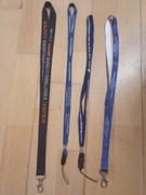 Zestaw 4 Smycz do kluczy taśmy na szyję uniwersalne