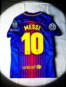 (S) Messi #10 Barcelona 2017/2018 Nowa Domowa Koszulka Liga Mistrzów Jersey