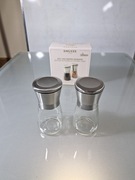 Zestaw Młynków Ceramicznych Ręcznych do Soli i Pieprzu 