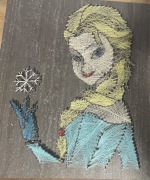 String Art Elsa Frozen