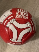 Piłka nożna nr5 biało czerwona 