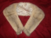 Norki piękny kołnierz z naturalnych norek  etola 