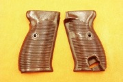 P38 WALTHER MAUSER SPREEWERK - brązowe OKŁADKI OKŁADZINY